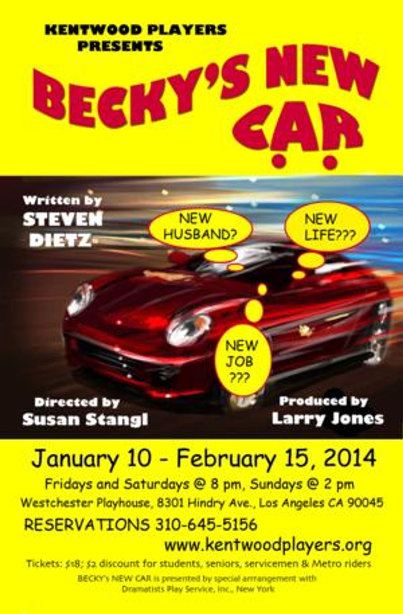 Photo Coverage: First Look at BECKY'S NEW CAR Presented by Kentwood Players  Image