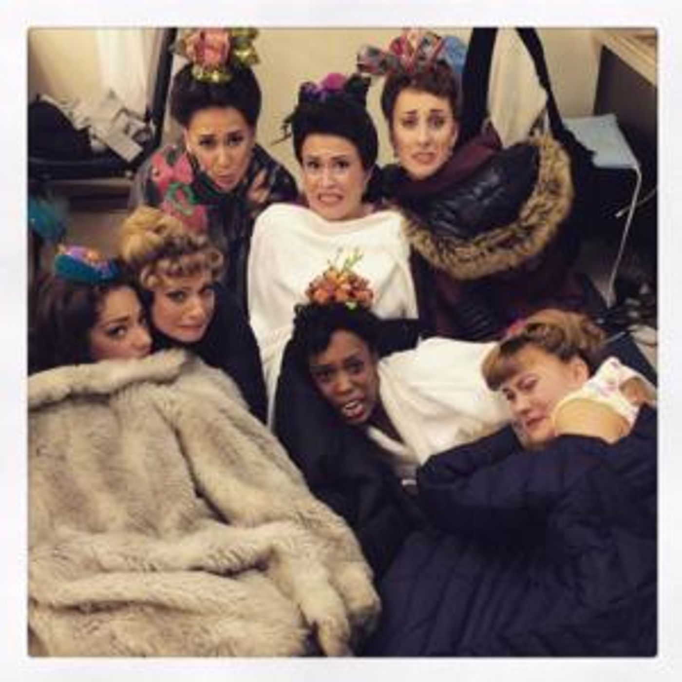 Photo Flash: Saturday Intermission Pics - Jan. 31 Part 2 - ON THE TOWN Ladies Bundle Up Backstage, and More! Photo Flash: Saturday Intermission Pics - Jan. 31 Part 2 - ON THE TOWN Ladies Bundle Up Backstage, and More! Image