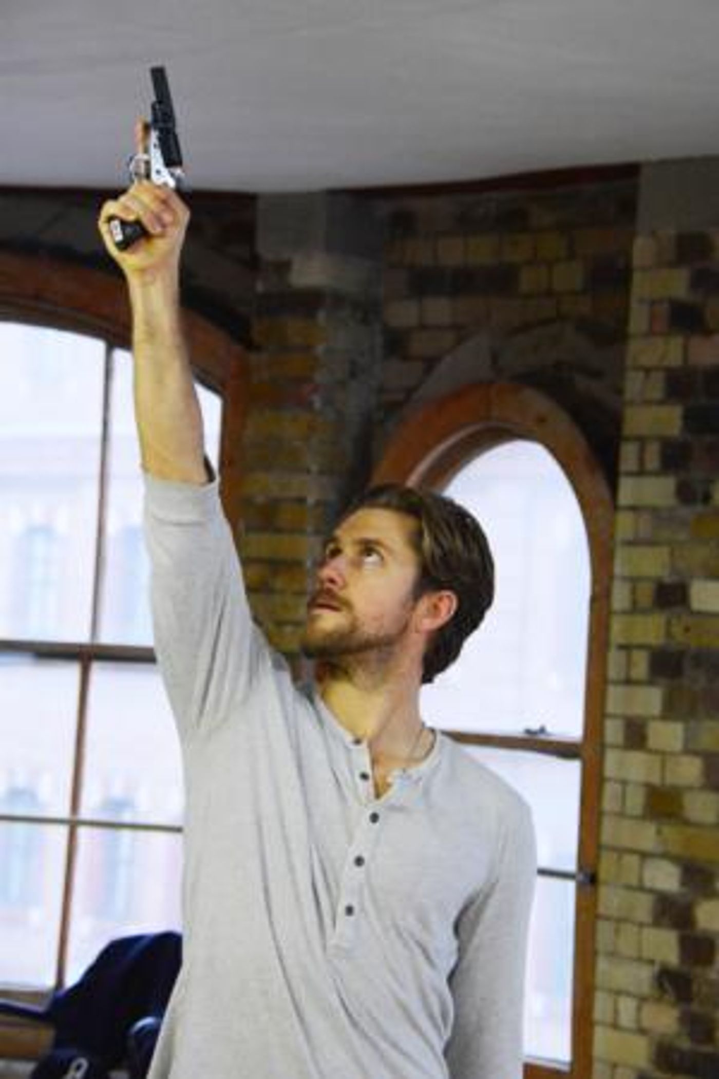 Photo Coverage: ASSASSINS In Rehearsal, Starring Tveit, Parker, McShane and Tate! Photo Coverage: ASSASSINS In Rehearsal, Starring Tveit, Parker, McShane and Tate! Image