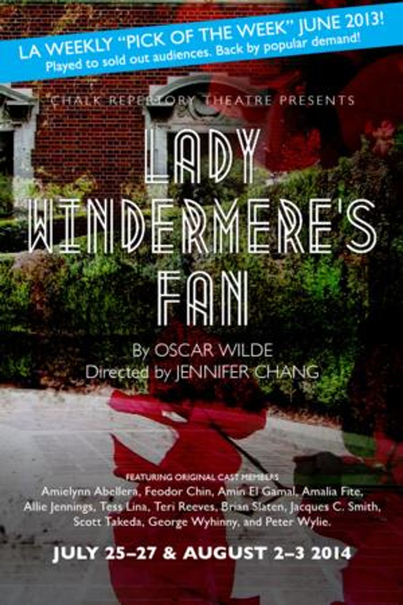 Photo Coverage: Oscar Wilde's LADY WINDERMERE'S FAN Returns to UCLA's William Andrews Clark Memorial Library This Summer  Image