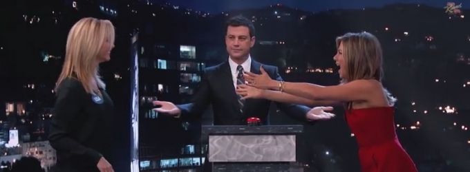 VIDEO: 'Friends' Stars Jennifer Aniston & Lisa Kudrow Face-Off in Epic Curse Off on… Video