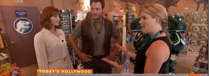 VIDEO: Chris Pratt Takes TODAY Behind-the-Scenes of New Film JURASSIC WORLD Video