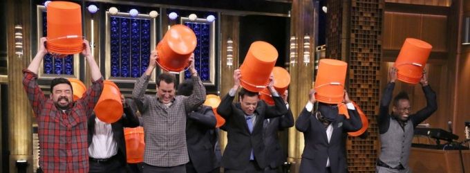 VIDEO: Jimmy Fallon, The Roots & More Accept ALS Ice Bucket Challenge on TONIGHT SHOW Video