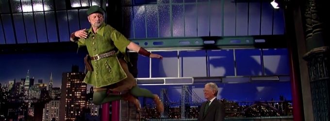 VIDEO: He Can Fly! Bill Murray 'Auditions' for NBC's PETER PAN LIVE on LETTERMAN Video