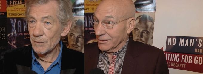 TV: Cast of WAITING FOR GODOT and NO MAN'S LAND Meets the Press- Ian McKellen… Video