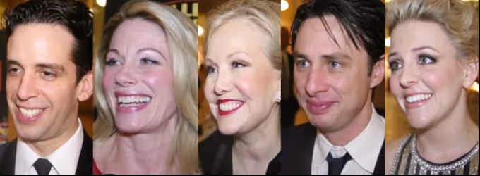 TV: Chatting with the Cast of BULLETS OVER BROADWAY on Opening Night! Video