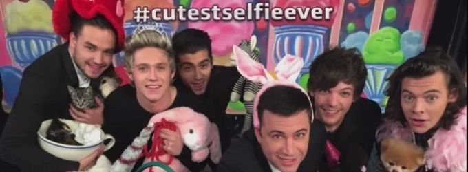 VIDEO: Jimmy & One Direction Take Cutest Selfie Ever on KIMMEL Video
