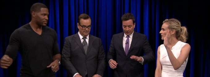 VIDEO: Diane Kruger & Michael Strahan Play 'Catchphrase' on TONIGHT Video