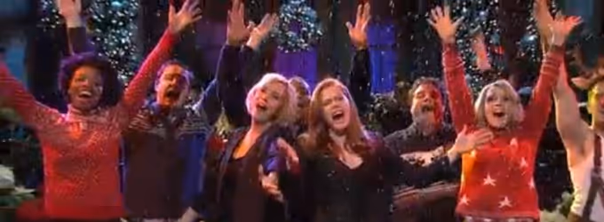 STAGE TUBE: Watch Amy Adams and SNL Cast Get Into the Christmas Spirit with Classic… Video