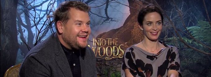 TV Exclusive: James Corden and Emily Blunt Chat INTO THE WOODS Auditions and More… Video