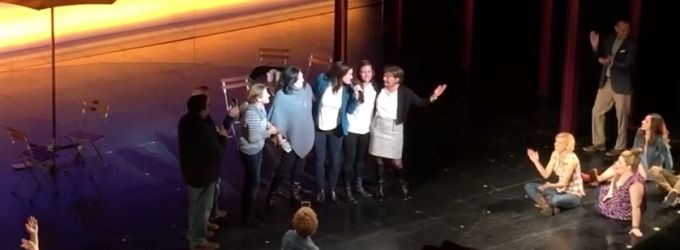 UPDATE: Full Video! Idina Menzel & IF/THEN Audience Members Sing 'Let It Go' for… Video