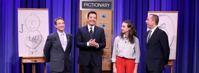 VIDEO: Martin Short, Jerry Seinfeld & Miranda Compete in Pictionary on TONIGHT SHOW! Video