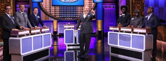 VIDEO: Steve Harvey, Jason Segel & The Roots Play 'Family Feud' on TONIGHT SHOW Video