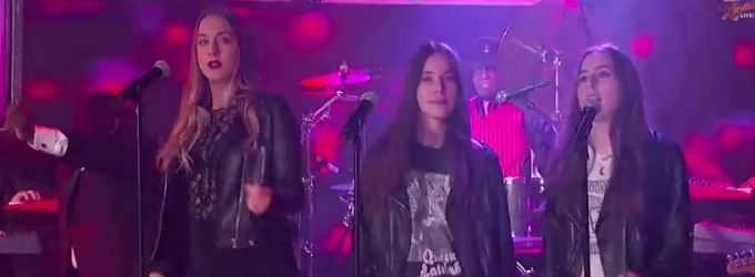 VIDEO: Morris Day & Haim Performs 'Jungle Love' on JIMMY KIMMEL Video