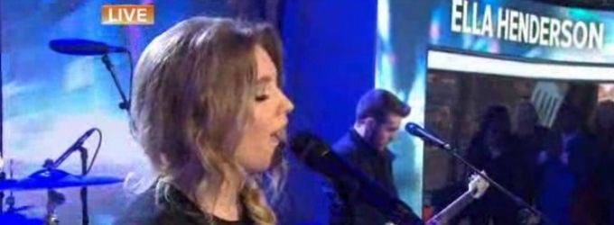 VIDEO: Ella Henderson Performs Hit Single 'Ghost' on TODAY Video