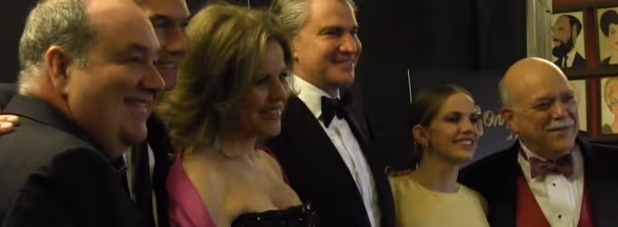 TV: Chatting with the Company of LIVING ON LOVE on Opening Night! Video