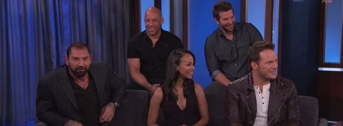 VIDEO: Cast of GUARDIANS OF THE GALAXY Visits Jimmy Kimmel Live; Watch Appearance! Video