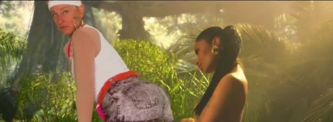 VIDEO: ELLEN Twerks in 'New' Version of Nicki Minaj's 'Anaconda' Music Video Video