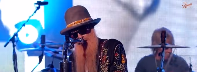 VIDEO: Legendary Rockers ZZ Top Perform 3-Song Set on JIMMY KIMMEL Video