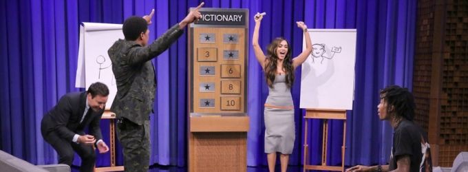 VIDEO: Nick Cannon, Megan Fox & Wiz Khalifa Play Pictionary on TONIGHT SHOW Video