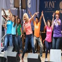 TV: MAMMA MIA! Cast Discos into Shubert Alley!