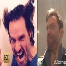STAGE TUBE: Hugh Jackman & Jim Carrey Switch Roles on Social Media!