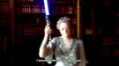 VIDEO: Maggie Smith Handles a Light Saber in DOWNTON ABBEY/STAR WARS Parody