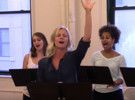 STAGE TUBE Exclusive: Whitney Bashor, Chris Dwan & More in Rehearsal for 'THERE'S…