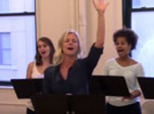 STAGE TUBE Exclusive: Whitney Bashor, Chris Dwan & More in Rehearsal for 'THERE'S…