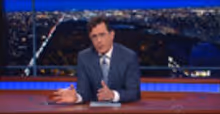 VIDEO: Stephen Colbert Closes THE LATE SHOW with Emotional Tribute to Paris