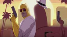 VIDEO: Check Out Sunday's 'Miami Vice'-Themed SIMPSON's Couch Gag