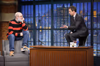 VIDEO: David Cross & Seth Meyers Have a Stand-Off on LATE NIGHT