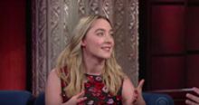 VIDEO: Saoirse Ronan Tries to Teach Stephen Colbert an Irish Accent