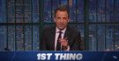 VIDEO: Seth Discusses 'A Couple Things' on LATE NIGHT
