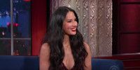 VIDEO: Olivia Munn Addresses Engagement Rumors on LATE SHOW Video