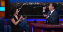 VIDEO: Stephen & Patricia Heaton Have Catholic Throwdown on LATE SHOW