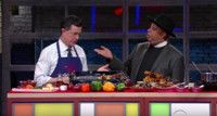 VIDEO: Rev Run Gives Stephen A Kebab Lesson on LATE SHOW