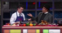 VIDEO: Rev Run Gives Stephen A Kebab Lesson on LATE SHOW