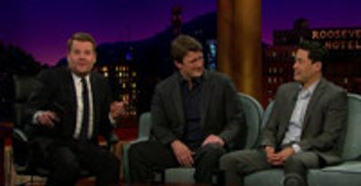 VIDEO: Nathan Fillion, Randall Park Visit LATE LATE SHOW