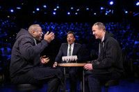 VIDEO: Magic Johnson & Peyton Manning Play Egg Russian Roulette on TONIGHT