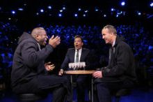 VIDEO: Magic Johnson & Peyton Manning Play Egg Russian Roulette on TONIGHT