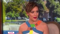 VIDEO: Alyssa Milano Is Star-Struck by Bon Jovi: 'I Literally Couldn't Talk to Him' Video
