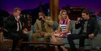 VIDEO: Chiwetel Ejiofor, Grace Helbig & Jake Lacey Practice Proper Spit-Take Form on…