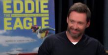 VIDEO: Watch Ryan Reynolds Crash Hugh Jackman's 'Eddie the Eagle' Interview