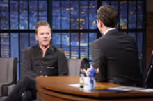 VIDEO: Kiefer Sutherland Talks Filming Orgy Scene for Zoolander 2 on LATE NIGHT