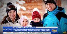 VIDEO: On GMA, Kate Middleton, Prince William Share Photos of First Family Ski Trip