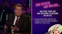 VIDEO: On LATE LATE, James Discusses Becoming an Artist Video