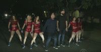 VIDEO: L.A. Lakers Dance Team Join James Corden for 'Mystery Pizza Box'