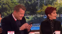 VIDEO: James Corden Sends 'Sext' Message to Ozzie Osbourne on THE TALK