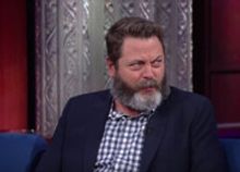 VIDEO: Stephen & Nick Offerman Compare Woodworking Skills on LATE SHOW
